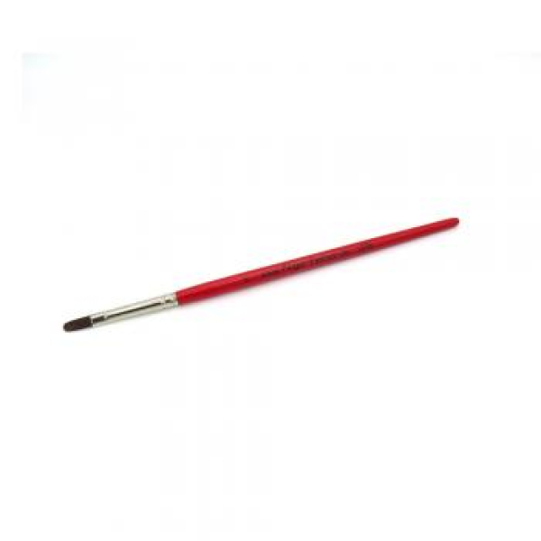 FF RED Star Gelpinsel, Katzenzunge, Holzstiel: rot, Gr. 4